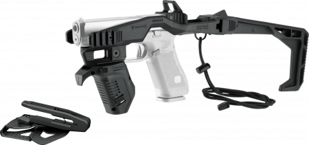 Recover 20/20N Stabilizer Komplettkit für GLOCK, inkl. Holster - Double Stack 9 mm / .357 SIG / .40 S&W, schwarz, Kompatibilität B