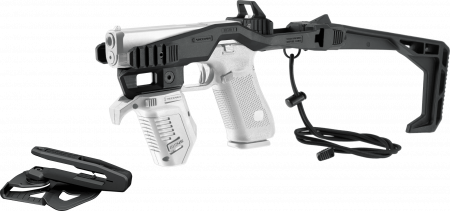 Recover 20/21 Stabilizer Basiskit Level 2 für GLOCK, inkl. Holster - für 10 mm / .45 ACP, schwarz, Kompatibilität C