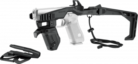 Recover 20/21 Stabilizer Komplettkit für GLOCK, inkl. Holster - für 10 mm / .45 ACP, schwarz, Kompatibilität C