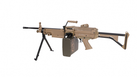 Specna Arms FN Herstal M249 MK1 CORE™ Tan – 0,5 J AEG 6 mm BB
