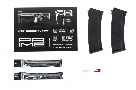 Specna Arms AK SA-PJ03 PRIME BLDC – Schwarz 0,5 J AEG 6 mm BB