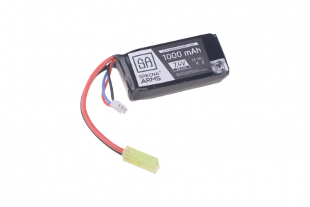 Specna Arms 7,4V 1000 mAh Li-Po 30/60C PEQ-Type Mini-Tamiya