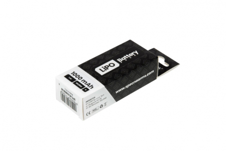 Specna Arms 7,4V 1000 mAh Li-Po 30/60C PEQ-Type T-Stecker (Deans)