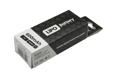 Specna Arms 7,4V 600 mAh Li-Po 20/40C PDW-Type Mini-Tamiya
