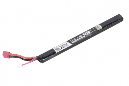 Specna Arms 7,4V 1200 mAh Li-Po 20C AK-Magazinschacht T-Stecker (Deans)