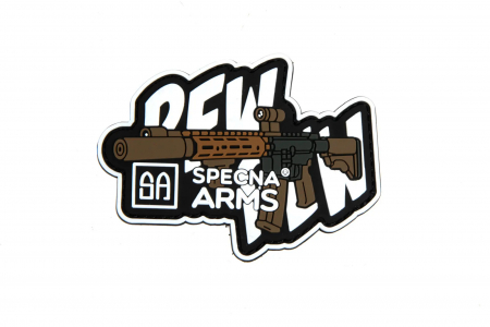 Specna Arms Pew Pew Patch Schwarz and Weiß