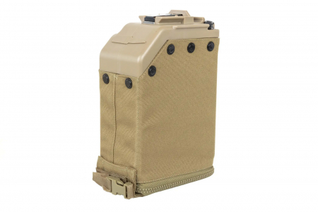 VFC Boxmagazin 5000 Schuss Vega Force Company für MK48 MOD1 FDE – Ansicht 2