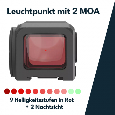 Vector Optics Frenzy FA 18×22 MRT Multi Reticle Red Dot Sight – Schwarz