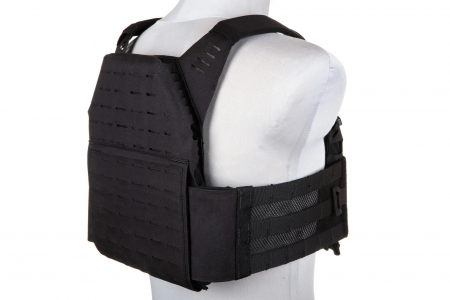 Wosport VE - 97 Plate Carrier Taktische Weste Schwarz – Ansicht 4