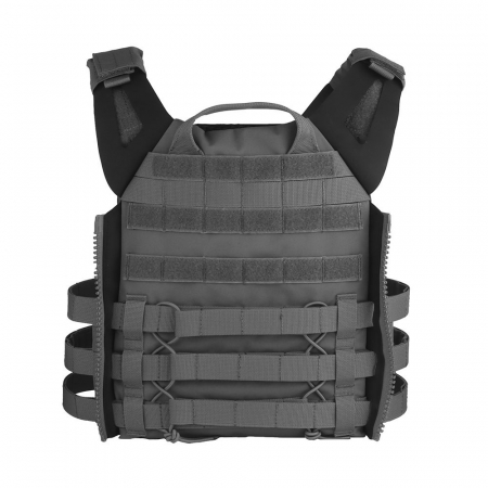 Wosport Plate Carrier Weste VE - 99 Grau – Ansicht 4