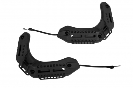 Mounting rail set für Wosport Type MK helmets Schwarz – Ansicht 2