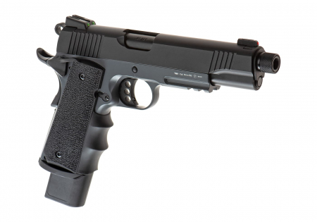 Army Armament M1911 Extended Full Metal GBB Airsoft Pistole Gas 6 mm BB – Grau