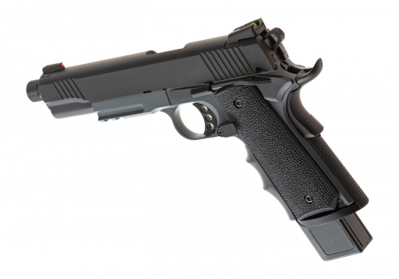 Army Armament M1911 Extended Full Metal GBB Airsoft Pistole Gas 6 mm BB – Grau