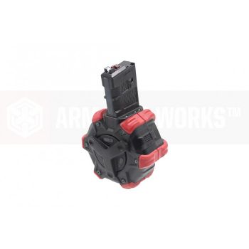 350BBs drum Adaptive Magazine for AR type gas replicas
