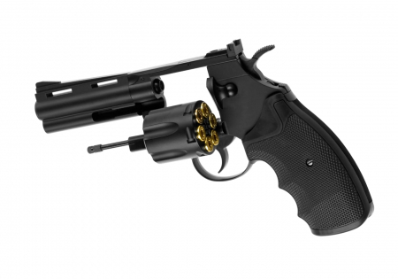 KWC Python 4 Zoll Airsoft Revolver CO₂ 6 mm BB – Schwarz