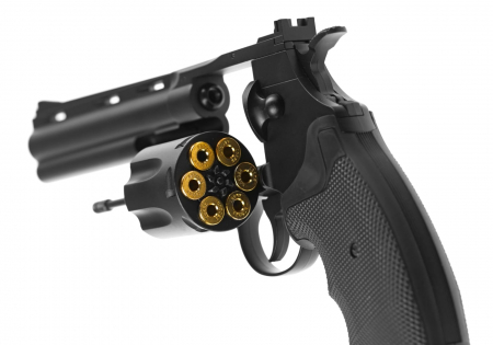 KWC Python 6 Zoll Airsoft Revolver CO₂ 6 mm BB – Schwarz