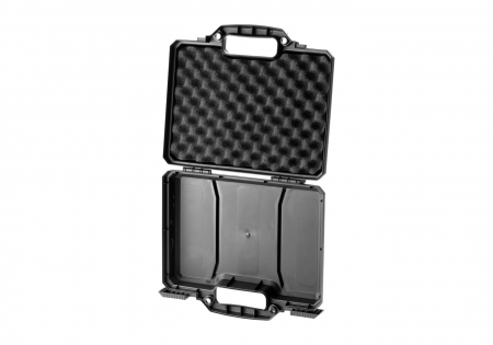 Nimrod Equipment Case – ohne Schaumstoff, Außenmaß 30 × 27 × 8 cm, Schwarz
