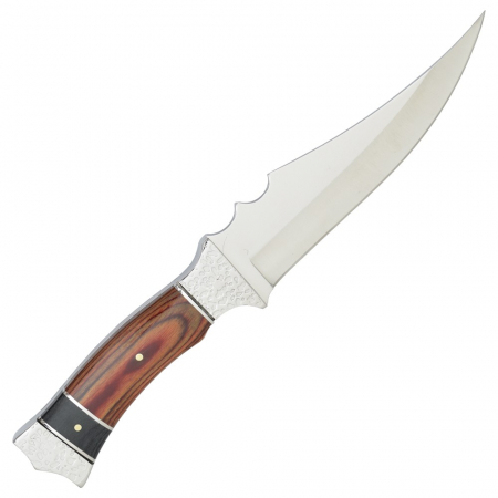 SCK Hunting Knife CW-028 – Jagdmesser mit Holzgriff und Nylon-Scheide