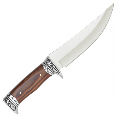 SCK Hunting Knife CW-029 – Jagdmesser mit Holzgriff und Nylon-Scheide