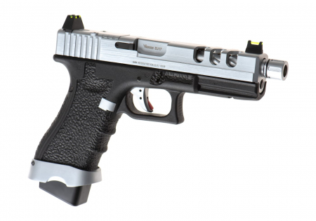 Vorsk EU7 Vented GBB Airsoft Pistole Gas 6 mm BB – Chrom –