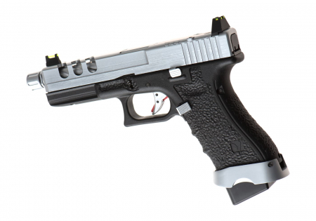 Vorsk EU7 Vented GBB Airsoft Pistole Gas 6 mm BB – Chrom –