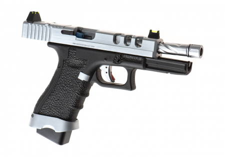 Vorsk EU7 Vented GBB Airsoft Pistole Gas 6 mm BB – Chrom –