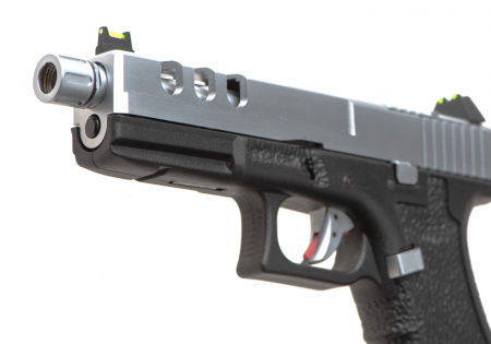 Vorsk EU7 Vented GBB Airsoft Pistole Gas 6 mm BB – Chrom –