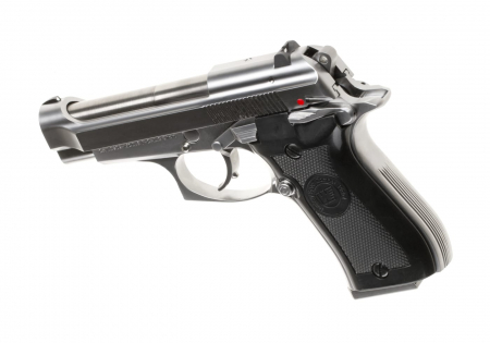 WE M84 Full Metal GBB Airsoft Pistole Gas 6 mm BB – Silber – Ansicht 2