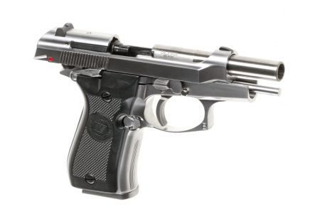 WE M84 Full Metal GBB Airsoft Pistole Gas 6 mm BB – Silber – Ansicht 3