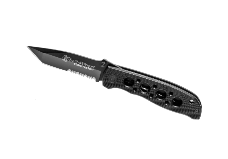 Smith & Wesson Extreme Ops CK5TBS Serrated Tanto Folder – Schwarz