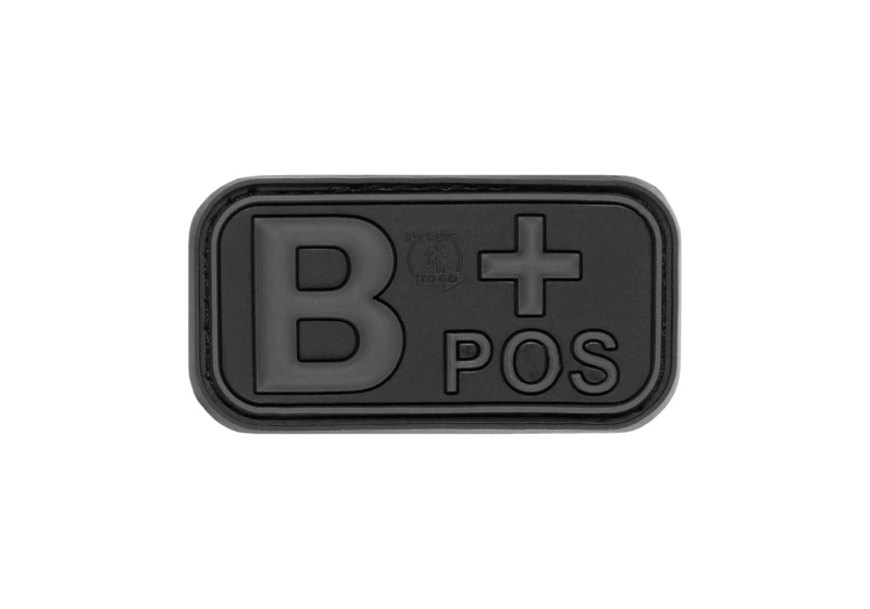 JTG Bloodtype Rubber Patch B Pos - Blackops