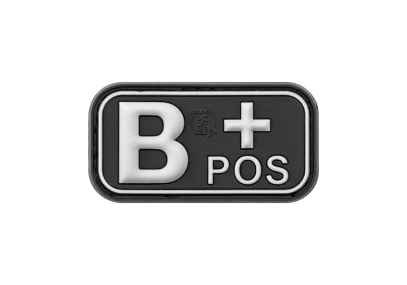 JTG Bloodtype Rubber Patch B Pos - SWAT