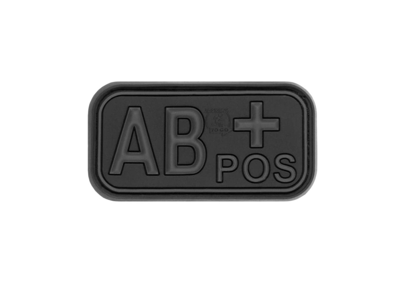 JTG Bloodtype Rubber Patch AB Pos - Blackops