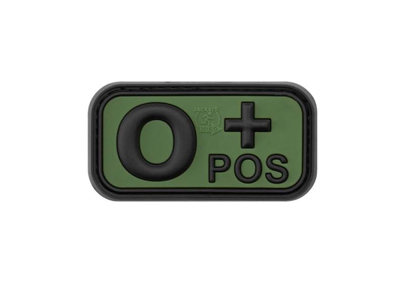 JTG Bloodtype Rubber Patch 0 Pos - Forest