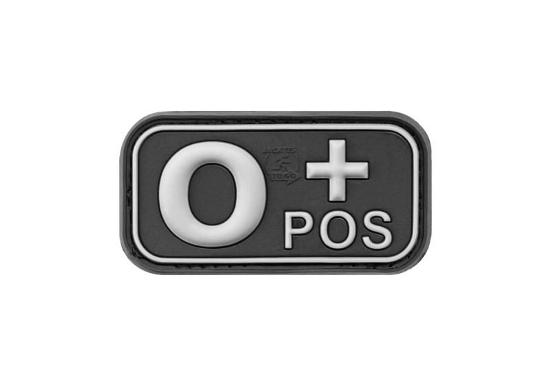JTG Bloodtype Rubber Patch 0 Pos - SWAT