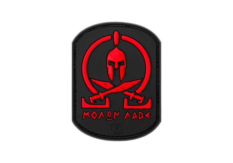 JTG Molon Labe Rubber Patch - Blackmedic
