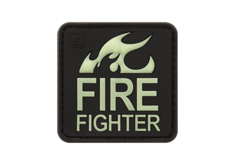 JTG Fire Fighter Rubber Patch - Glow
