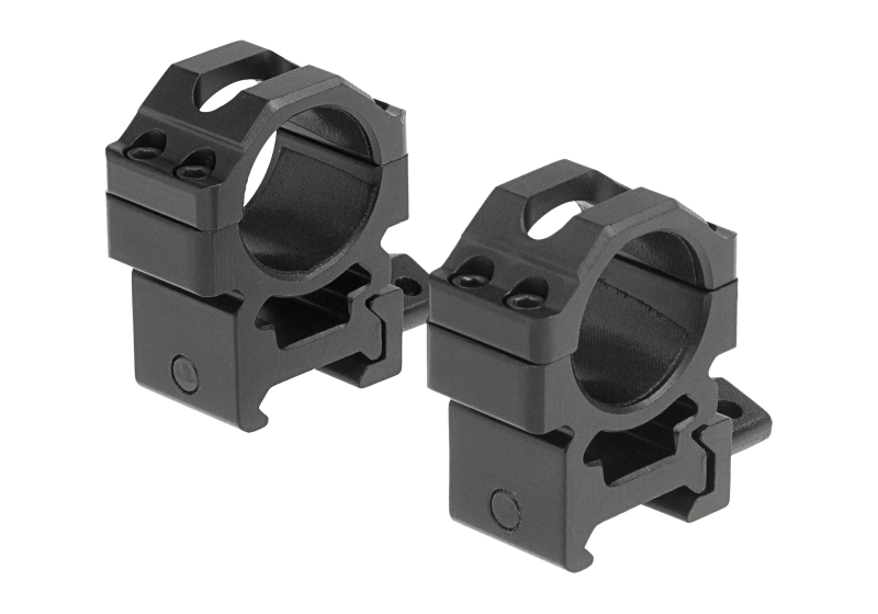 Leapers 25.4mm CNC Mount Rings Medium – Schwarz – Ansicht 2