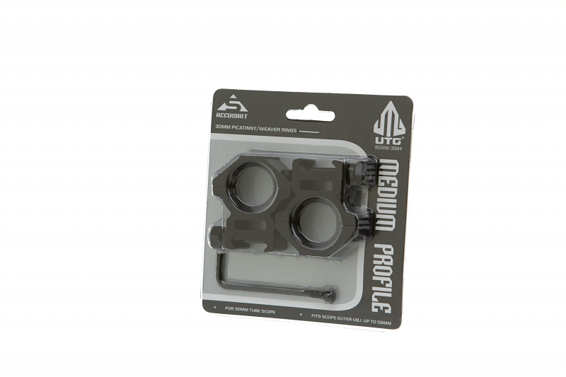 Leapers 30mm Mount Rings Medium – Schwarz