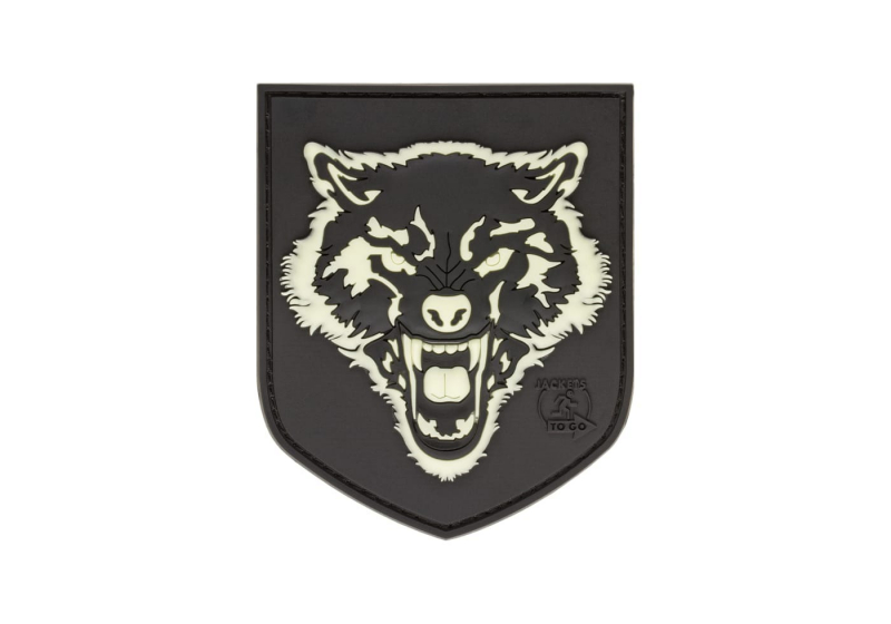 JTG Wolf Shield Rubber Patch - Glow