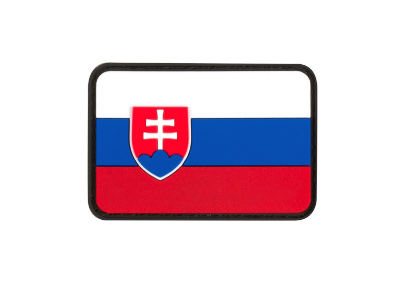 JTG Slovakia Flag Rubber Patch - Multicolor