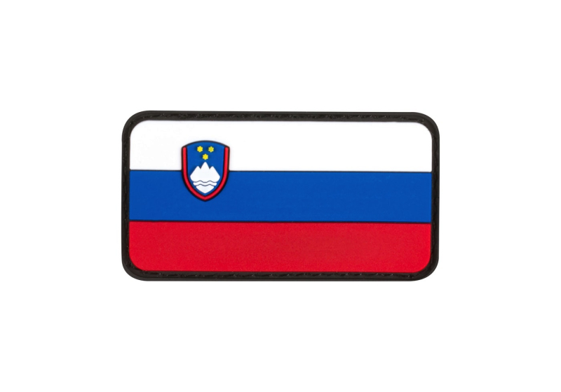 JTG Slovenia Flag Rubber Patch - Multicolor