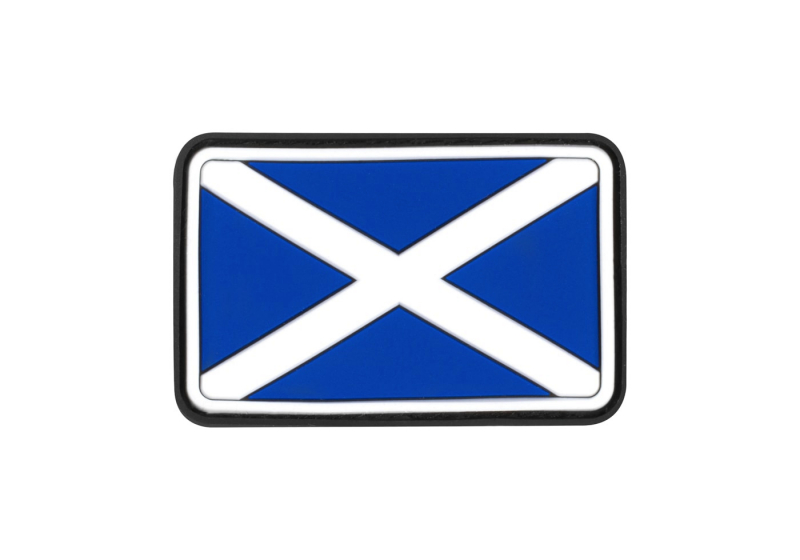 JTG Scotland Flag Rubber Patch - Multicolor