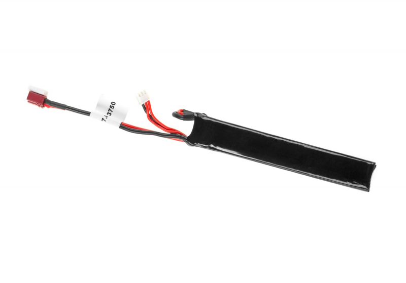 7,4V 1300 mAh Li-Po 20C Twin Type T-Plug (12,5 x 1 x 2 cm)