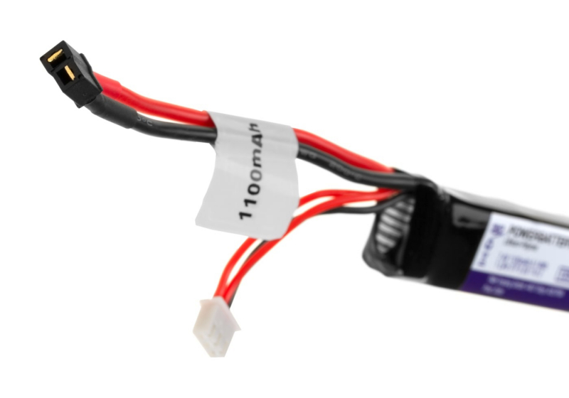 7,4V 1100 mAh Li-Po 20C Stock Tube Type Mini T-Plug (10 x 4 x 1 cm)