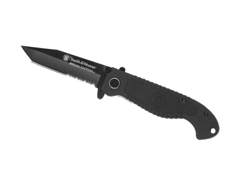 Smith & Wesson Special Tactical CKTACBS Serrated Tanto Folder – Schwarz