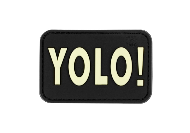 JTG YOLO Rubber Patch - Glow
