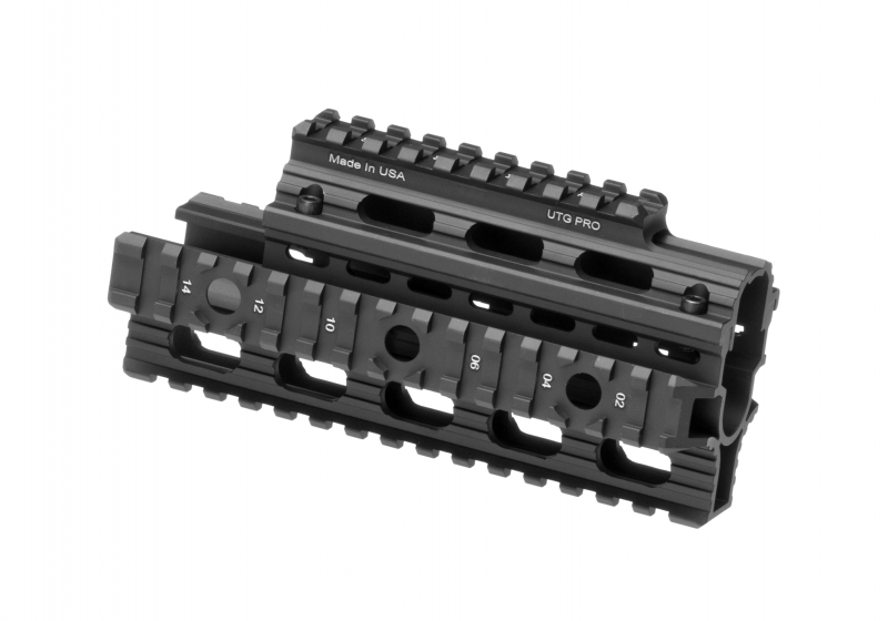 Leapers AK47 YU Quad Rail Handguard – Schwarz
