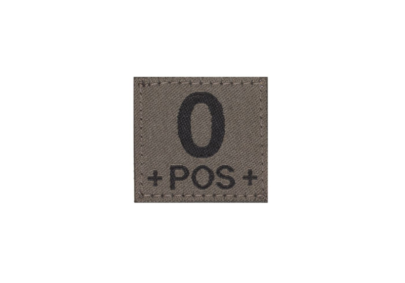 Clawgear 0 Pos Bloodgroup Patch - RAL7013
