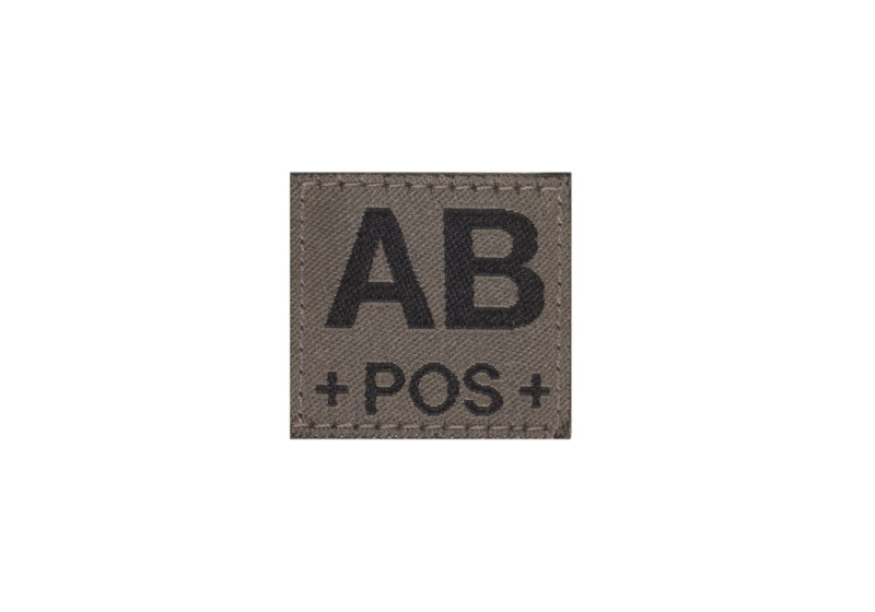 Clawgear AB Pos Bloodgroup Patch - RAL7013